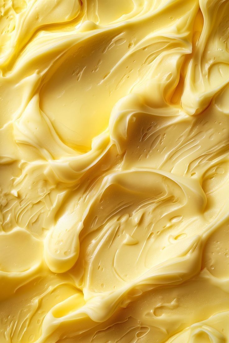 Swirling butter texture